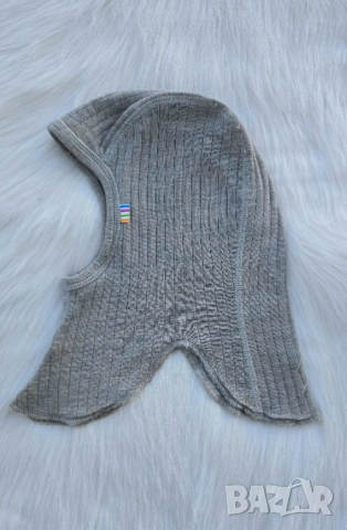 Балаклава Joha 100% мерино вълна 1-2 години, снимка 3 - Шапки, шалове и ръкавици - 52968358