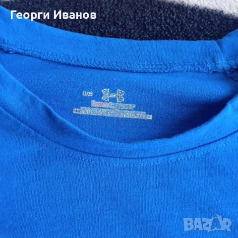 UNDER ARMOUR L КАТО НОВА оригинална тениска UA фланелка T-shirt jersey, снимка 4 - Тениски - 52502626