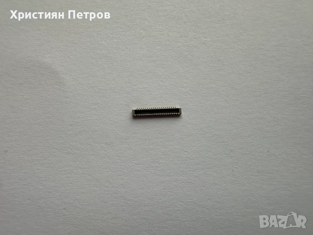 Конектор / Букса 40 pin мъжки на лентовият кабел за Xiaomi Redmi Note 9 Pro, снимка 3 - Резервни части за телефони - 50842971