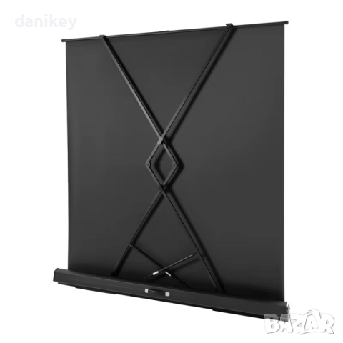 Нов екран за проектор 80 инча вградена стойка разпъва се за 1 мин., снимка 8 - Плейъри, домашно кино, прожектори - 52918981