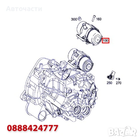 Роботизирана скоростна кутия - Smart Fortwo (451) 1.0 L (2007 г.+) SMART AMT GETRAG, снимка 5 - Части - 37826619