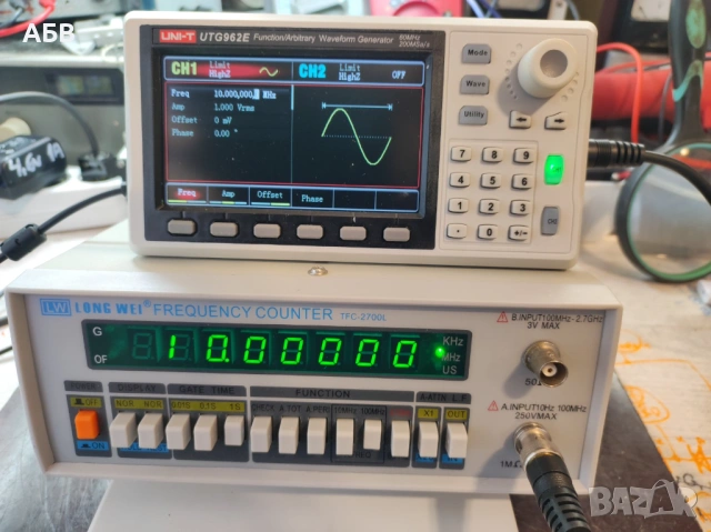 Продава се чисто нов професионален честотомер / брояч до 2700МХц, снимка 9 - Друга електроника - 53474143