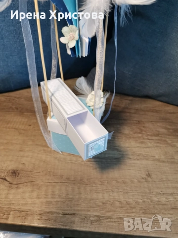 Бебешка визитка - балонче,Плик за пари и картичка. , снимка 5 - Други - 52835149