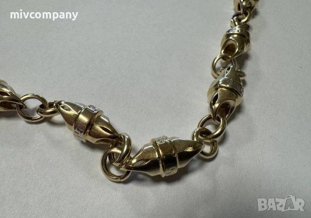 Златен синджир 21.32гр.63см., снимка 6 - Колиета, медальони, синджири - 52991338