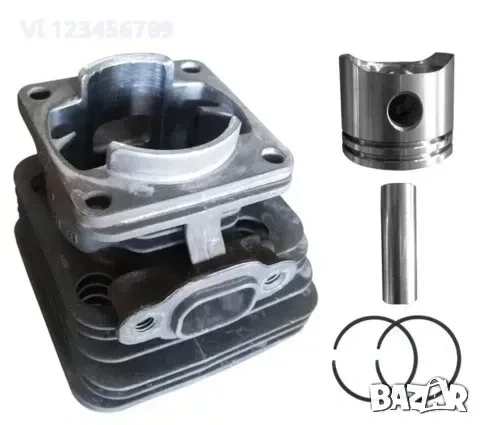 Цилиндър и бутало за бензинов тример 52 куб.см.