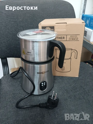 Paris Rhône Електрически индукционен пенообразувател за мляко 4 в 1, 500 мл., подходящ за съдомиялна, снимка 8 - Кафемашини - 50716354