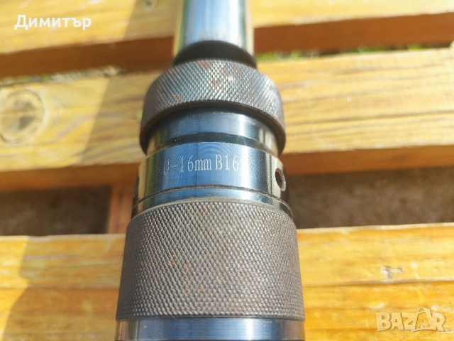 Нов самозатягащ патронник 0-16 мм с опашка МТ4-В16, снимка 2 - Други инструменти - 53699840