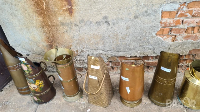 Винтидж съдове за въглища (coal scuttles) – внесени от Европа