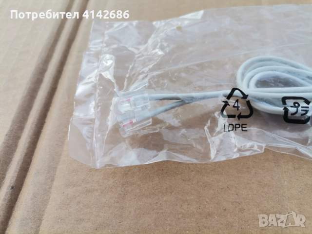 Телефонен кабел Line Tech E166160 , снимка 2 - USB кабели - 52839319