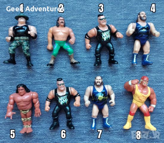 WWF/WWE Vintage Hasbro 90's Action Figures / Винтидж  Екшън Фигурки Кечисти, снимка 2 - Колекции - 46551283