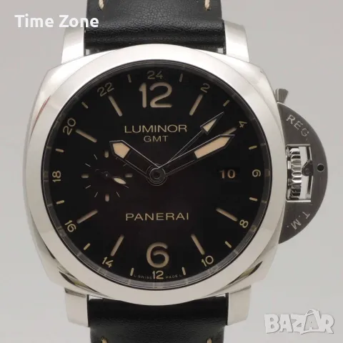 Panerai Luminor 1950 3 Days GMT 44mm Steel Black Dial Automatic Различни Варианти, снимка 1 - Мъжки - 48009872