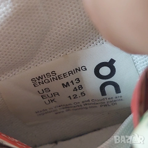 сникърси / маратонки On Cloud The Roger Advantage номер 48, снимка 7 - Маратонки - 54196223