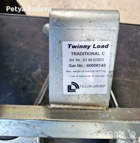 Автостойка за велосипеди за теглич Twinny Load Traditional  C, за 2 велосипеда, снимка 4 - Велосипеди - 50374101