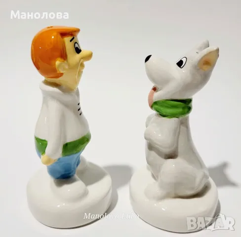 Шейкъри за сол и пипер, Jetsons George и Astro в ретро стил Warner Brothers., снимка 4 - Прибори за хранене, готвене и сервиране - 49778223