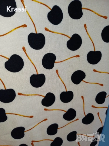 Пола MarcCain 34 черни череши, снимка 3 - Поли - 52954094