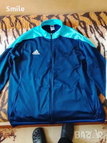Adidas спортна горница с цип 