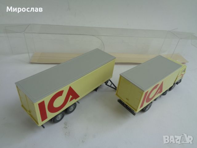 WIKING 1:87 H0 ДАФ DAF МОДЕЛ КАМИОН КОЛИЧКА РЕМАРКЕ, снимка 5 - Колекции - 45819281