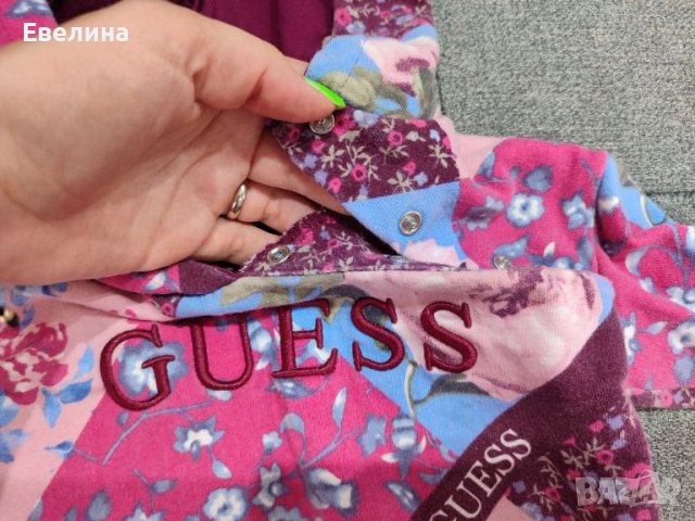 Оригинален комплект за бебе 3-6м Guess с двулицеви панталонки, снимка 3 - Комплекти за бебе - 46734736