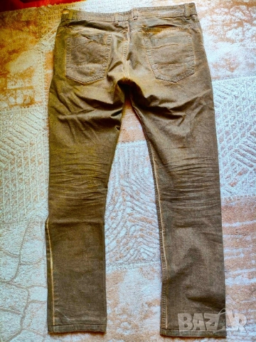 Италиански дънки Alcott 53, слим, № 36 (L), шоколадов цвят, снимка 4 - Дънки - 52820414