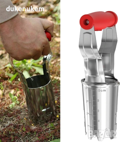 Ръчен уред за засаждане на луковици с дълбочинни маркери, снимка 5 - Градински инструменти - 53291135