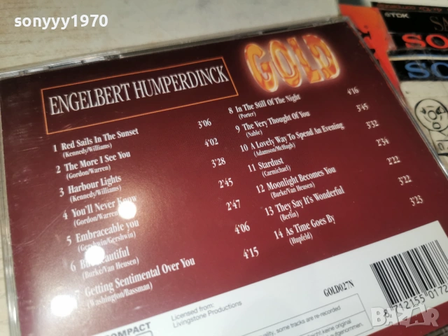 ENGELBERT HUMPERDINCK CD 0502261818, снимка 8 - CD дискове - 53372766