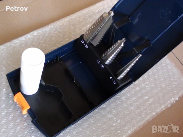 Garant - HSS-E , TialN - MADE IN GERMANY - ЧИСТО НОВ Profi-Set Стъпаловидни Конусни Свредла 4- 30 mm, снимка 4 - Бормашини - 49308336