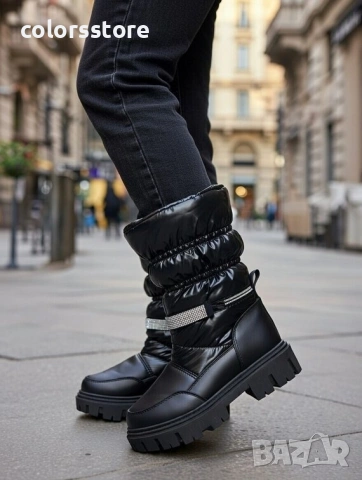 Равни апрески - черни - 3YKQ9 , снимка 2 - Дамски апрески - 34877079