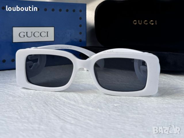 Gucci 2024 дамски слънчеви очила правоъгълни GG1325, снимка 9 - Слънчеви и диоптрични очила - 46486468