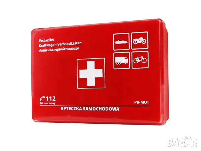 Автомобилна аптечка първа помощ в кутия 6 части, снимка 1 - Аксесоари и консумативи - 47211626