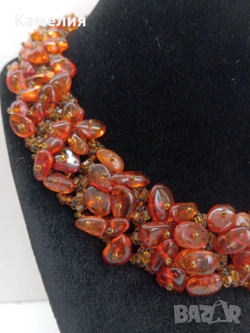 Кехлибар , снимка 3 - Колиета, медальони, синджири - 53140176