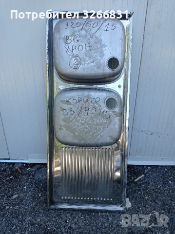 двойна мивка за кухня България Хром Силистра , снимка 2 - Мивки - 51418142