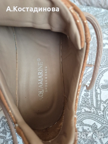 Aquamarine дамски кецове/сникърси 39 номер, снимка 6 - Дамски ежедневни обувки - 53641439