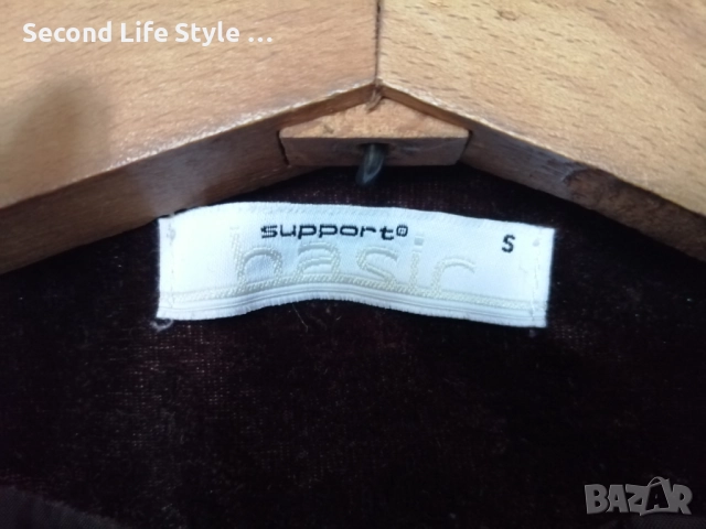 Стиймпънк дамска кадифена рокля/туника с капси и копчета р-р M, снимка 4 - Рокли - 52958780