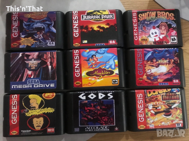 Дискети за конзола Sega MD/Genesis, снимка 3 - Други игри и конзоли - 53541441