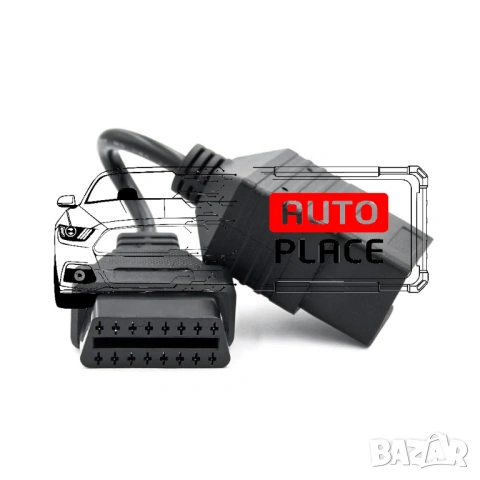 Кабел / Преходник / Адаптер за Toyota 17 Пина 17 Pin Тойота Delphi, снимка 2 - Аксесоари и консумативи - 53972931