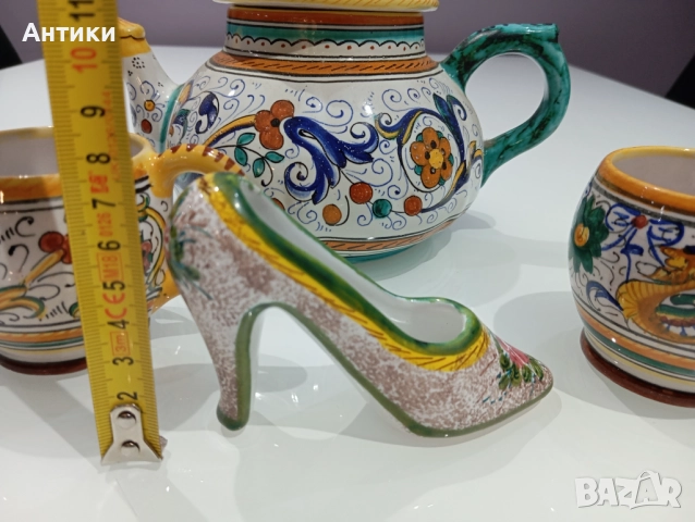 Керамичен италиански лот маркиран , снимка 8 - Сервизи - 52528024