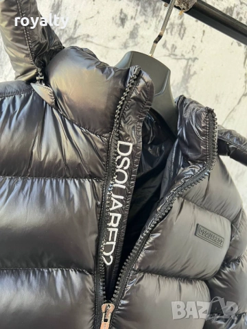 DSQUARED2 Мъжко Зимно Черно Яке , снимка 2 - Якета - 52632174