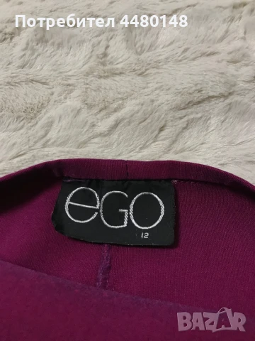 Лилава рокля , снимка 2 - Рокли - 50507058