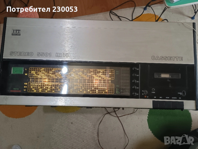 ITT stereo 5501 hi-fi радио, усилвател и касета , снимка 3 - Ресийвъри, усилватели, смесителни пултове - 53283157