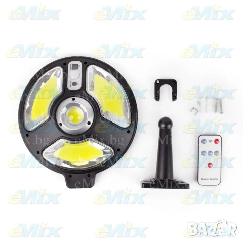 Соларна лампа със сензор и дистанционно управление LB-1288A, снимка 7 - Соларни лампи - 50733526