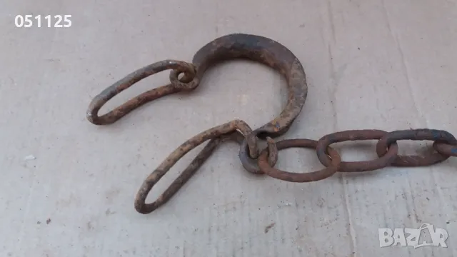 масивен клин със синджир за животни и букая - пълен комплект , снимка 6 - Други ценни предмети - 49674745