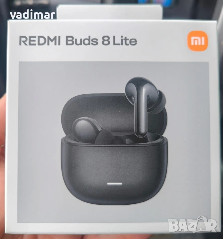 Безжични слушалки Xiaomi - Redmi Buds 8 Lite, TWS, черни 