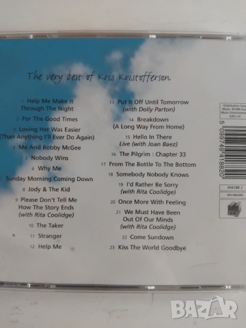 Kris Kristoferson  - The very best - оригинален диск музика , снимка 2 - CD дискове - 52841881