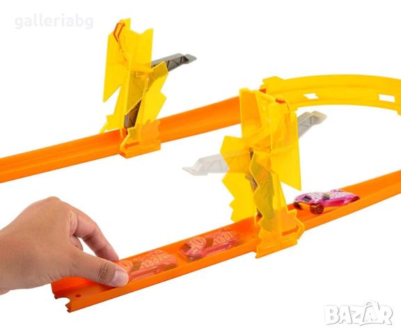 Hot Wheels Track Builder - Елементи за скоростна писта, снимка 4 - Коли, камиони, мотори, писти - 45149676