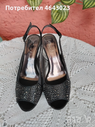 Сандали Fair Lady с камъни – блясък и изящество, снимка 4 - Сандали - 52309644
