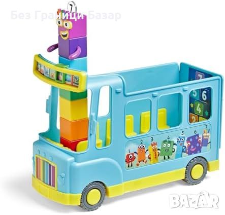 Нова играчка за деца Numberblocks Игрална Платформа Автобус с Фигурка и Звуци, снимка 2 - Образователни игри - 45878910