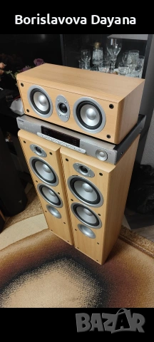 тонколони Jamo E350 + ресивър sony + Субуфер Panasonic 