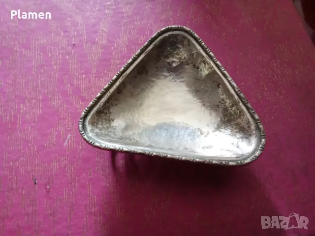 Малко сребърно подносче 2, снимка 1