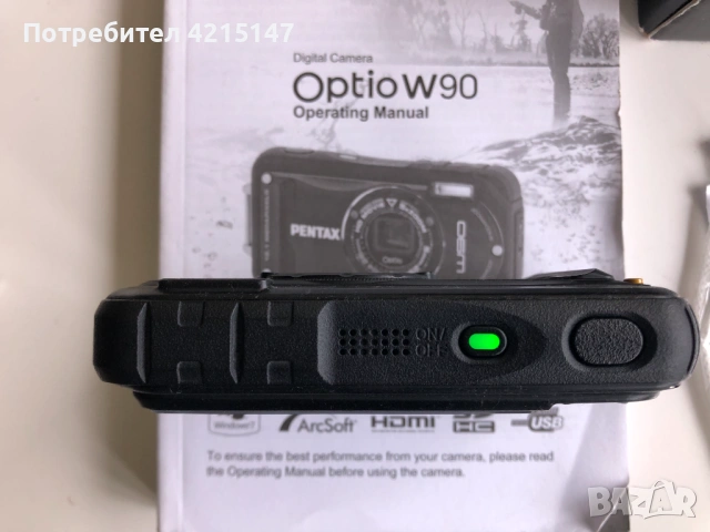 Pentax Optio W90 -Водоустойчив, удароустойчив-фотоапарат(камера), снимка 13 - Фотоапарати - 53424093