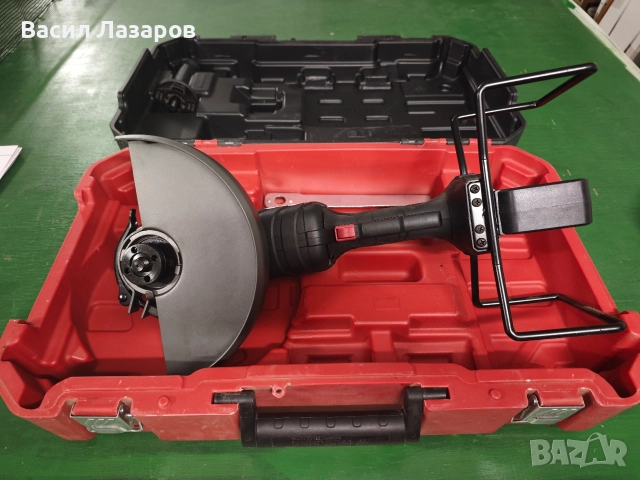 Акомулаторен ъглошлайф PARKSIDE PWSAP 40-LI A1 чисто нов с две батерии и куфар , снимка 3 - Ъглошлайфи - 52835909